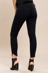 Women's TULIP Jeans in Black - Flyy By Nyte 